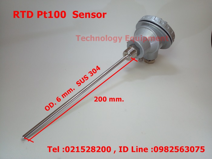 ขาย จำหน่าย RTD Pt100 Sensor Class A , Class B ราคาถูก